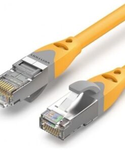 Cable de Red RJ45 SFTP Vention IBHYN Cat.6A/ 15m/ Amarillo