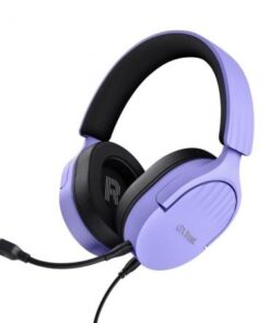 Auriculares Gaming con Micrófono Trust Gaming GXT 489 Fayzo/ Jack 3.5/ Morados