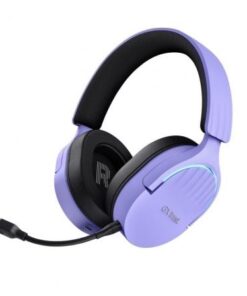 Auriculares Gaming Inalámbricos con Micrófono Trust Gaming GXT 491 Fayzo/ Bluetooth/ Jack 3.5/ Morados