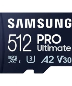 Tarjeta de Memoria Samsung Pro Ultimate 512GB microSD XC con Adaptador/ Clase 10/ 200MBs