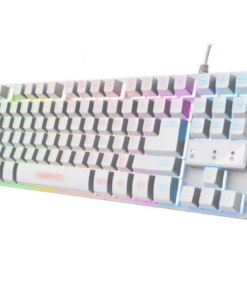 Teclado Gaming Trust Gaming GXT 833W Thado TKL/ Blanco