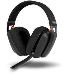 Auriculares Gaming Inalámbricos con Micrófono Krom Kanji/ Bluetooth/ USB 2.0/ Negros