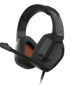 Auriculares Gaming con Micrófono Krom Kopa Pro/ Jack 3.5/ Negros