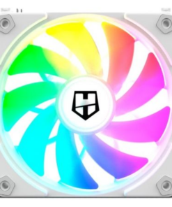 Ventilador Nox Easy Link/ ARGB/ 12cm/ Blanco