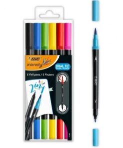 Rotuladores Punta Fina Bic Intensity Dual Tip 989694/ Colores Surtidos