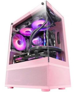 Caja Gaming Minitorre Mars Gaming MC-SE/ Rosa