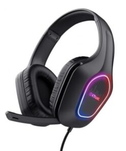 Auriculares Gaming con Micrófono Trust Gaming GXT 416 Zirox/ Jack 3.5/USB Negros