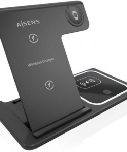 Base de carga Inalámbrica Aisens ASCH-15W3WC043-BK/ 15W