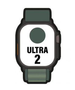 Apple Watch Ultra 2/ GPS/ Cellular/ 49mm/ Caja de Titanio Negro / Correa Loop Alpine Verde Oscuro Mediana
