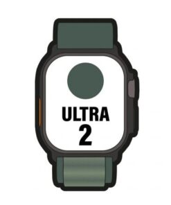 Apple Watch Ultra 2/ GPS/ Cellular/ 49mm/ Caja de Titanio Negro / Correa Loop Alpine Verde Oscuro Grande