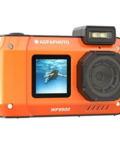 Cámara Digital Deportiva AgfaPhoto Realishot WP9500/ 24MP/ Naranja