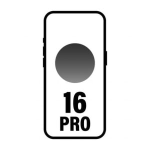 Smartphone Apple iPhone 16 Pro 256GB/ 6.3"/ 5G/ Titanio Negro