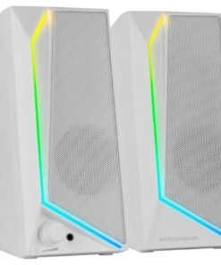 Altavoces Mars Gaming MS72/ 15W/ 2.0/ Blancos