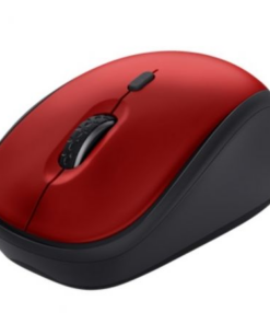 Ratón Mini Inalámbrico Trust Yvi+ Silent/ Hasta 1600 DPI/ Rojo