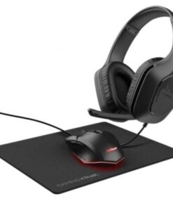 Pack Gaming Trust Gaming GXT 790/ Ratón Óptico + Auriculares + Alfombrilla