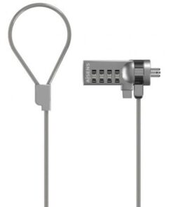 Alternative view of Cable de seguridad para portátiles aisens aslk-d40n01-sl/ 1.5m