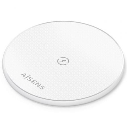 Base de carga inalámbrica aisens asch-15w1wc057-w/ 15w/ blanco