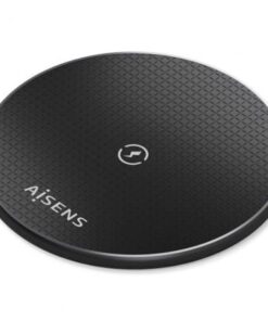 Base de carga inalámbrica aisens asch-15w1wc058-bk 15w/ negro