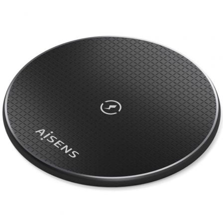 Base de carga inalámbrica aisens asch-15w1wc058-bk 15w/ negro