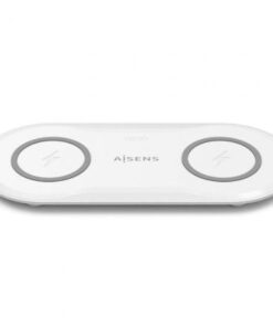 Alternative view of Base de carga inalámbrica aisens asch-15w2wc059-w/ 15w/ blanco
