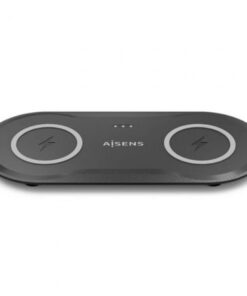 Alternative view of Base de carga inalámbrica aisens asch-15w2wc060-bk/ 15w/ negro