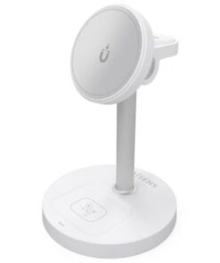 Base de carga inalámbrica aisens asch-15w3wc065-w/ 15w/ blanco