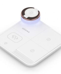 Base de carga inalámbrica aisens asch-15w4wc061-w/ 15w/ blanco