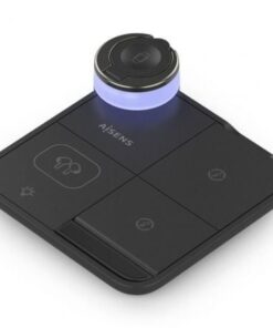 Base de carga inalámbrica aisens asch-15w4wc062-bk/ 15w/ negro