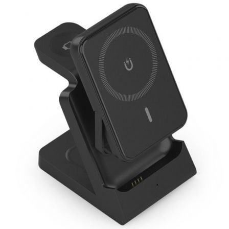 Base de carga inalámbrica aisens asch-15w4wc064-bk/ 15w/ negro - Imagen 2