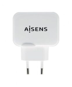 Cargador de pared aisens a110-0439/ 2xusb/ 17w