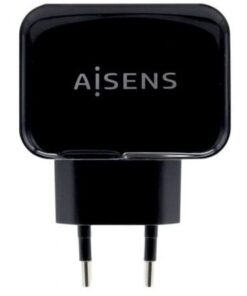 Cargador de pared aisens a110-0440/ 2xusb/ 17w