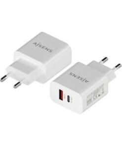 Alternative view of Cargador de pared aisens a110-0681/ 1xusb tipo-c/ 1xusb/ 20w