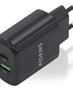 Alternative view of Cargador de pared gan aisens a110-0912/ 1xusb tipo-c/ 1xusb/ 25w/ negro