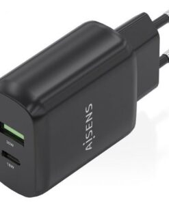 Alternative view of Cargador de pared gan aisens a110-0924/ 1xusb tipo-c/ 1xusb/ 30w/ negro