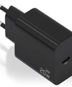 Cargador de pared gan aisens a110-0939/ 1xusb tipo-c/ 20w/ negro