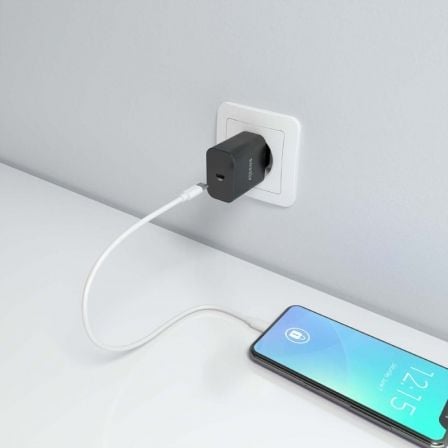 Cargador de pared gan aisens a110-0939/ 1xusb tipo-c/ 20w/ negro - Imagen 4