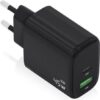 Cargador de pared gan aisens a110-0972/ 1xusb tipo-c/ 1xusb/ 45w/ negro