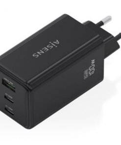 Alternative view of Cargador de pared gan aisens asch-100w3p052-bk/ 2xusb tipo-c/ 1xusb/ 100w