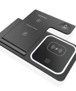 Alternative view of Base de carga inalámbrica aisens asch-15w3wc043-bk/ 15w