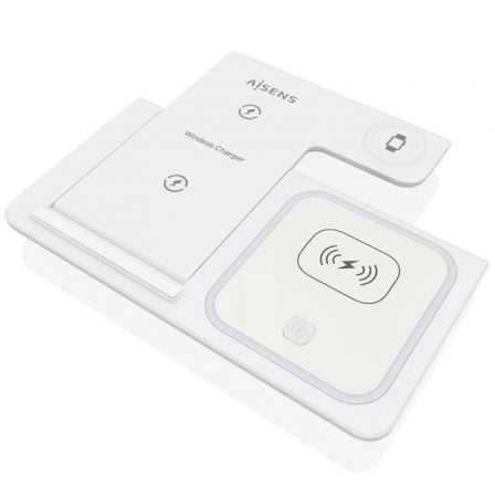 Base de carga inalámbrica aisens asch-15w3wc044-w/ 15w - Imagen 2