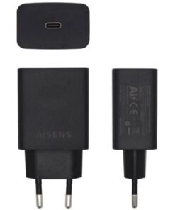 Alternative view of Cargador de pared aisens asch-1pd20-bk/ 1xusb tipo-c/ 20w