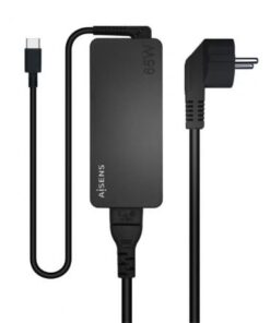 Cargador de portátil aisens asch-1pd65d-bk/ 1xusb tipo-c/ 65w
