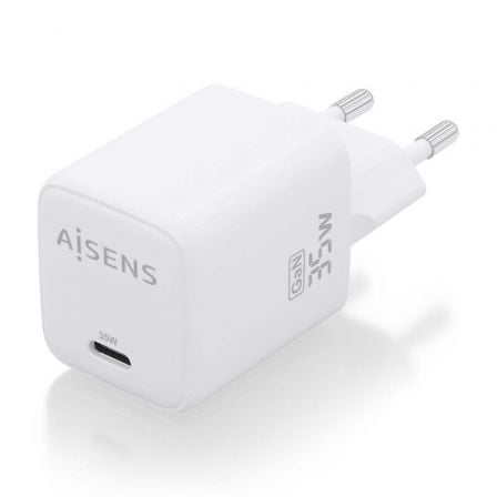 Cargador de pared gan aisens asch-35w1p016-w/ 1xusb tipo-c/ 35w - Imagen 2