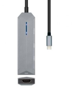 Alternative view of Docking usb tipo-c aisens asuc-4p002-gr/ 1xhdmi 4k/ 2xusb/ 1xusb tipo-c pd/ gris