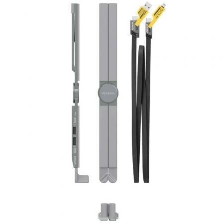Soporte de mesa - docking usb tipo-c aisens asuc-4p021-gr/ 2xusb/ 1xusb tipo-c/ 1xusb tipo-c pd/ gris - Imagen 4