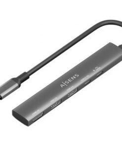 Docking usb tipo-c aisens asuc-5p022-gr/ 1xhdmi 4k/ 2xusb/ 1xusb tipo-c/ 1xusb tipo-c pd/ gris