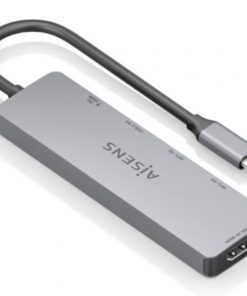 Alternative view of Docking usb tipo-c aisens asuc-5p028-gr/ 1xhdmi 4k/ 2xusb/ 2xusb tipo-c/ 1xusb tipo-c pd/ gris
