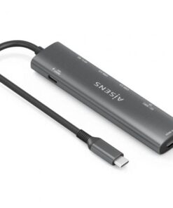 Alternative view of Docking usb tipo-c aisens asuc-7p025-gr/ 1xhdmi 4k/ 3xusb/ 1xusb tipo-c pd/ 1xlector tarjetas/ gris
