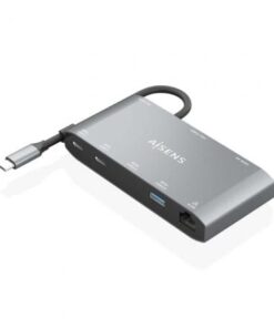 Alternative view of Docking usb tipo-c aisens asuc-8p010-gr/ 1xhdmi 4k/ 1xvga/ 2xusb/ 1xrj45/ 2xusb tipo-c/ 1xusb tipo-c pd/ gris