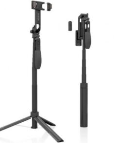 Palo para selfie + trípode aisens ss01st-299/ negro